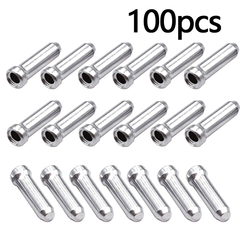 100/200pcs Aluminum Brake Shif - Wire Connector Cap ulasan dan harga