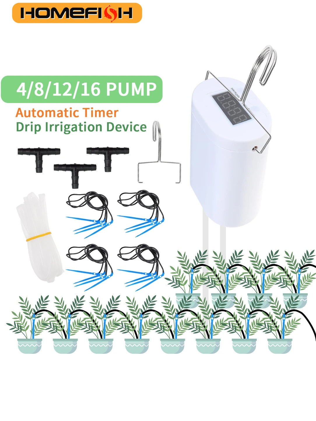 HOMEFISH Automatic Plant Flowe - Home Improvement Tool Time ulasan dan harga