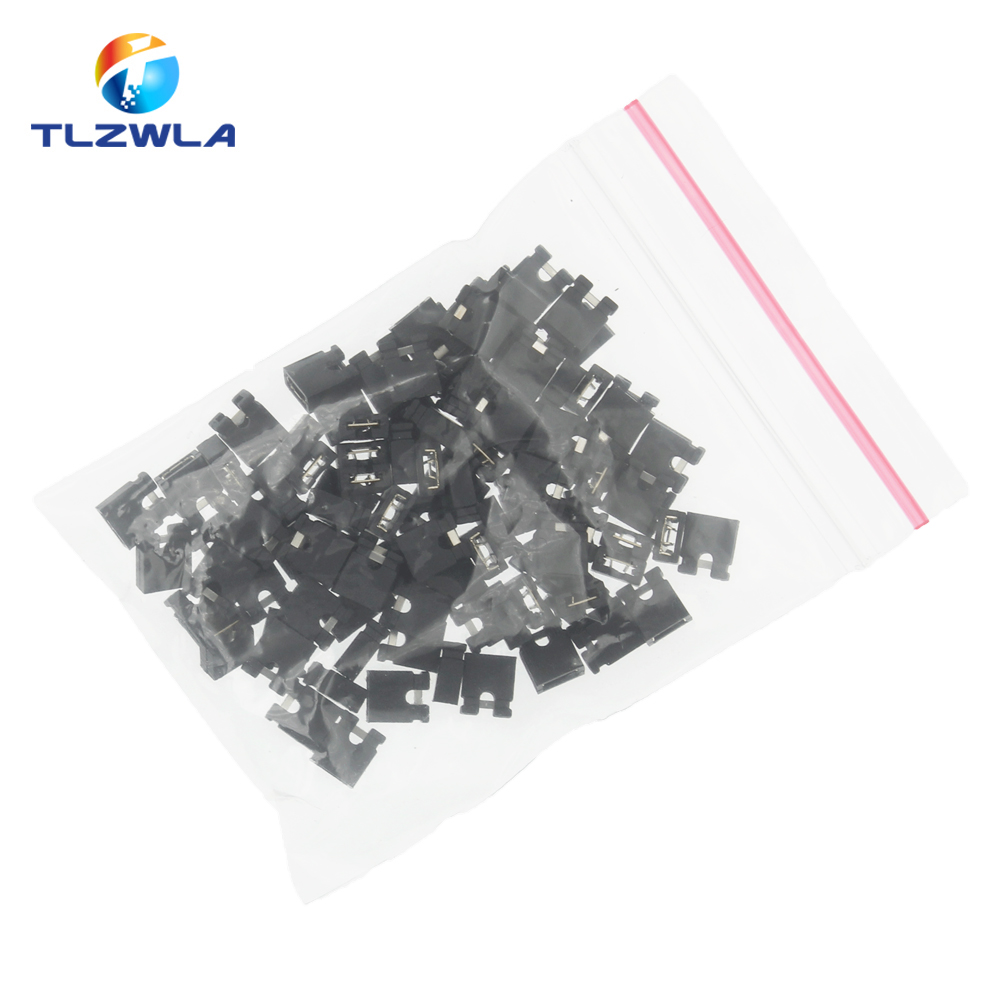 100PCS Pin Header Jumper Block - Wire Connector Cap ulasan dan harga