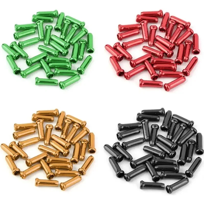 50/100PCS Bicycle Cable End Ca - Wire Connector Cap ulasan dan harga