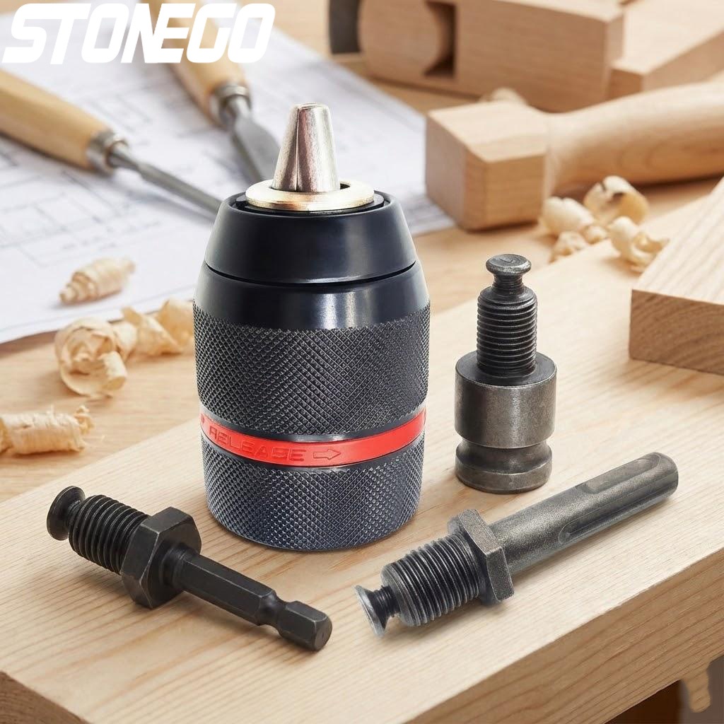 4Pcs 2-13mm Keyless Metal Dril - Screwdriver Set Precision ulasan dan harga