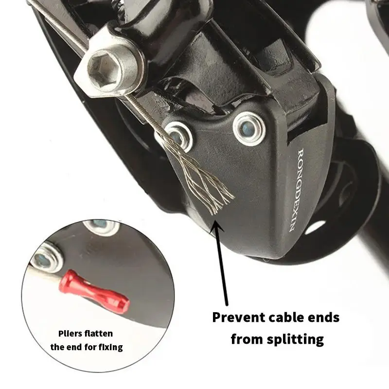 50/100pcs Bicycle Cable End Ca - Wire Connector Cap ulasan dan harga