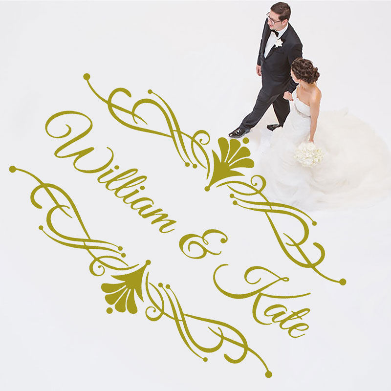 Personalized Name Wedding Danc - Vinyl Floor Plank ulasan dan harga