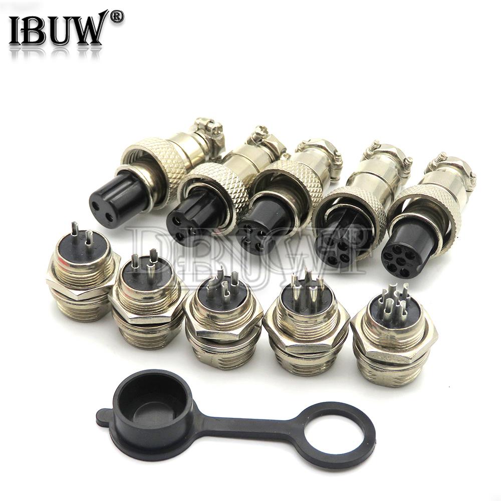 1Set/lot GX12 2/3/4/5/6/7 Pin  - Wire Connector Cap ulasan dan harga