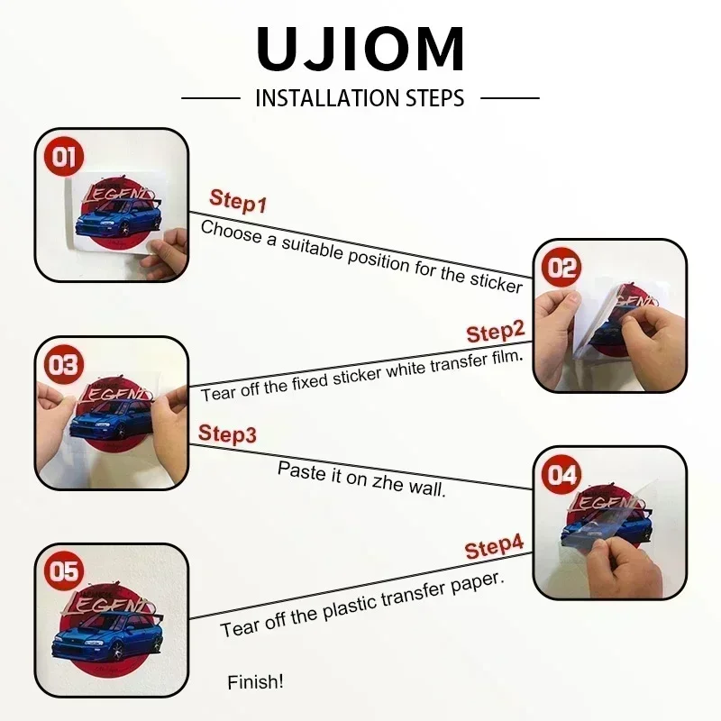 UJIOM Silhouette Anime Figure  - Vinyl Floor Plank ulasan dan harga