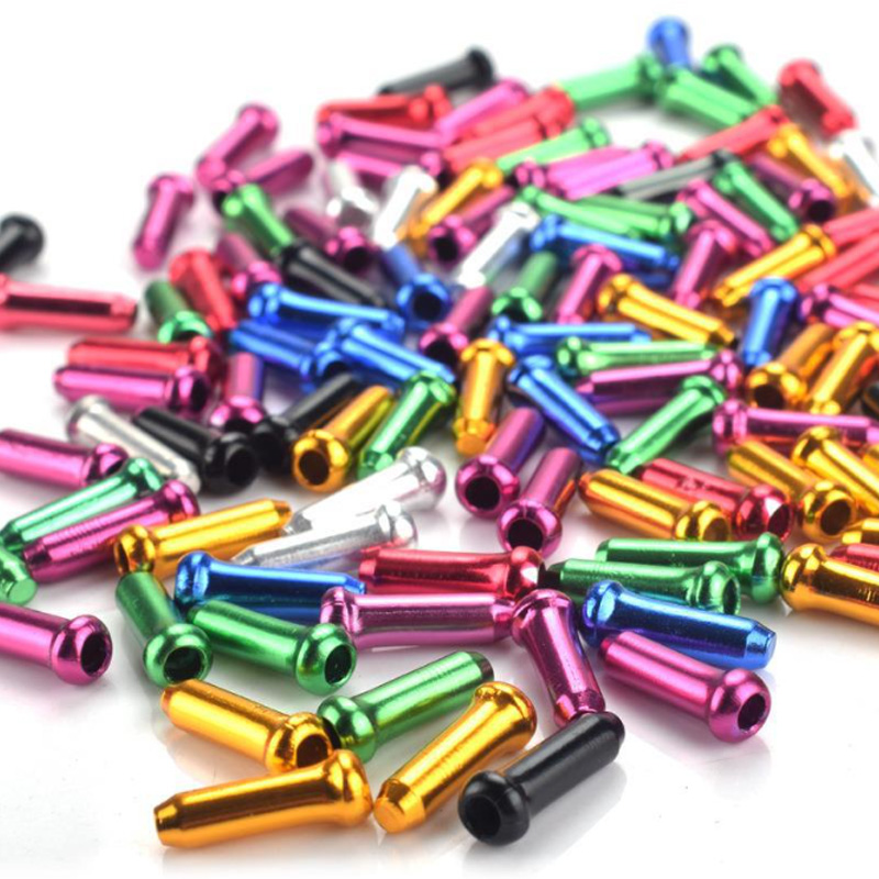 100PCS Bike Shift Brake Cable  - Wire Connector Cap ulasan dan harga