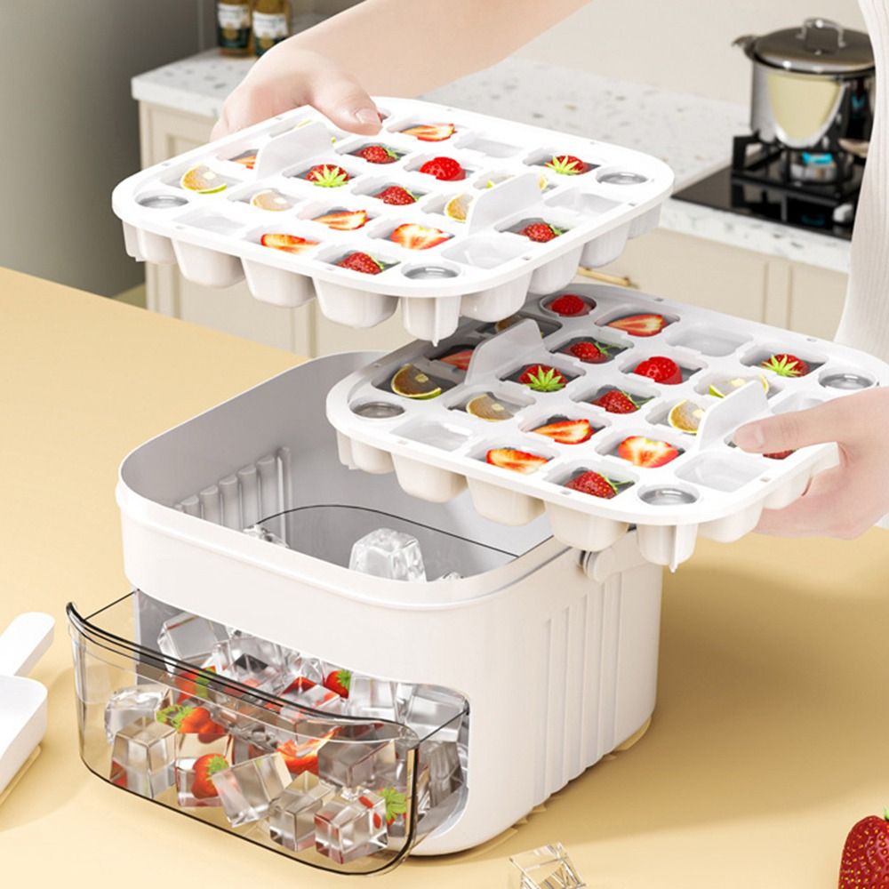 50-Cube Ice Maker with Easy Pr - Home Improvement Mall ulasan dan harga