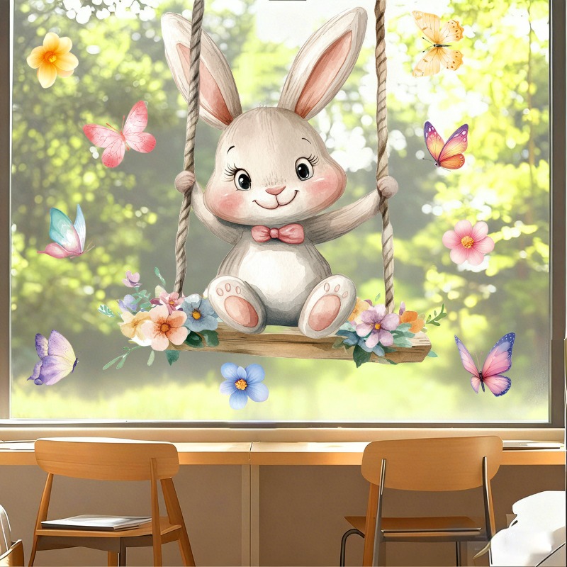 Easter Swing Rabbit Static Win - Vinyl Floor Plank ulasan dan harga