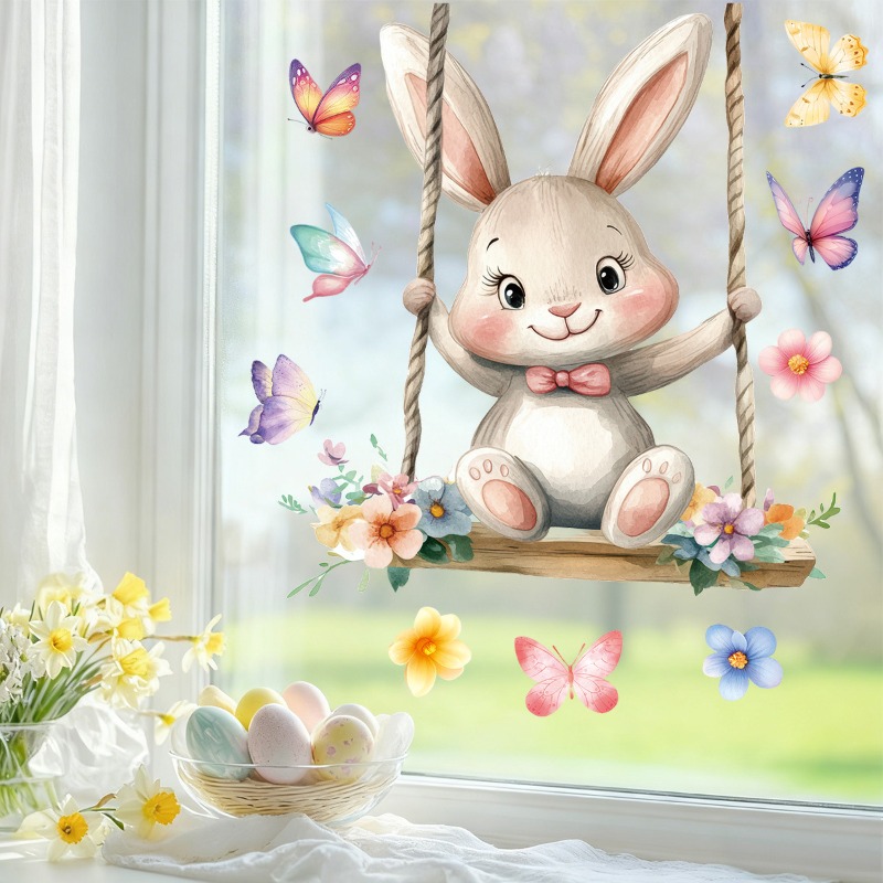 Easter Swing Rabbit Static Win - Vinyl Floor Plank ulasan dan harga